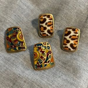 Chico’s earrings.  Set of two